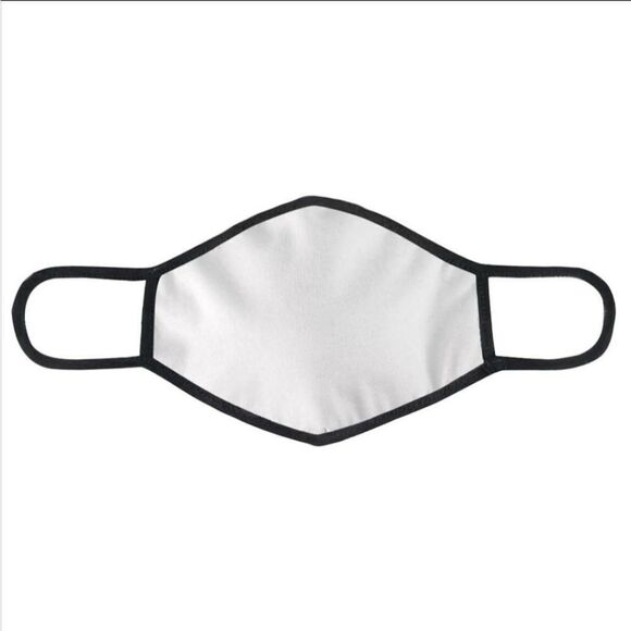 Any 2 $13 or 4 $20 USA Made Hawaiian Floral Black Facemask - Picture 3 of 3